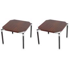Pair of Side Table "Urio" by Ico Parisi for MIM, Signed 9