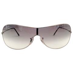 Ray Ban Silver Frame Aviator Sunglasses and Case