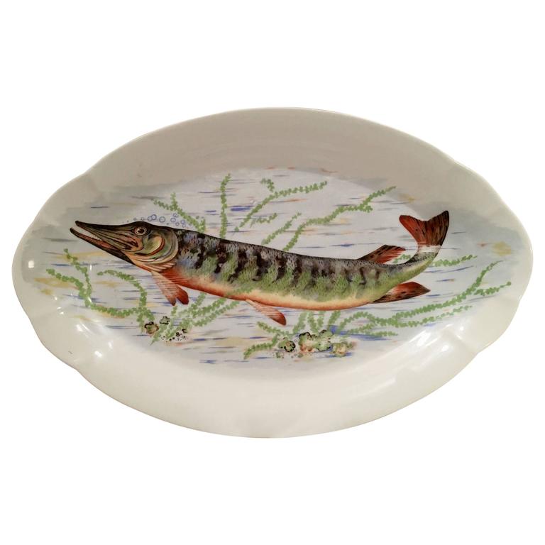 Antique French Limoge Fish Serving Platter at 1stDibs french serving