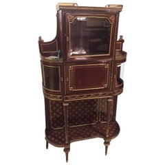 Louis XVI Bronze-Mounted Vitrine