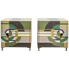 Original Pair of Small Sideboards 1