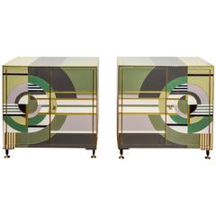 Original Pair of Small Sideboards