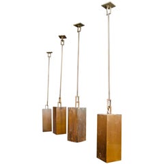 Set of Ten Bronze Lanterns