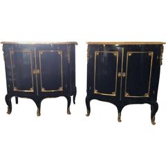 Pair of Cabinets, Commodes or Nightstands in the Manner of Jansen 2