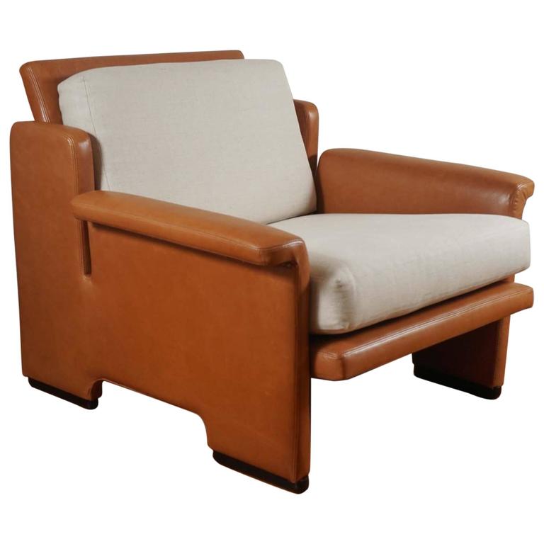 TwoTone, Upholstered Lounge Chair at 1stDibs