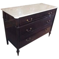 Maison Jansen Mahogany Marble-Top Commode 9