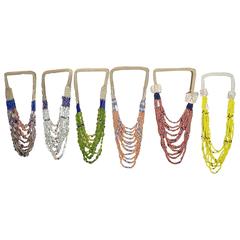 Balinese Glass Bead Necklaces 8