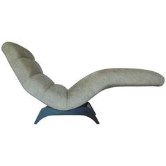 Mid Century Chaise Lounge 2