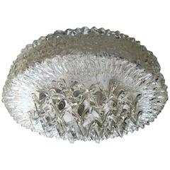 Limburg Glass 1960s Flush Ceiling Light 2