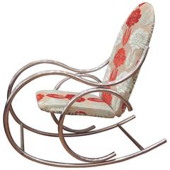 Mid-Century Thonet Style Rocking Chair