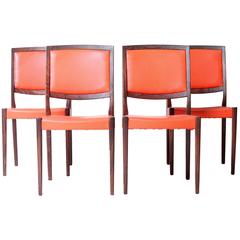 Swedish Rosewood Dining Chairs by Svegards