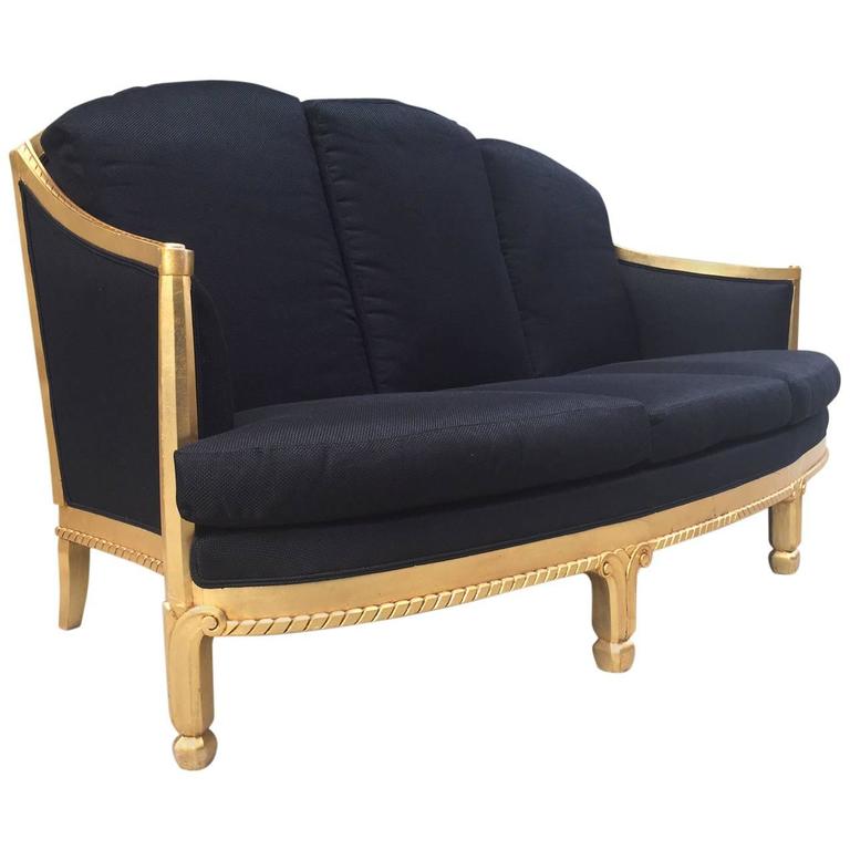 Italian Giltwood Sculptural Sofa For Sale at 1stdibs