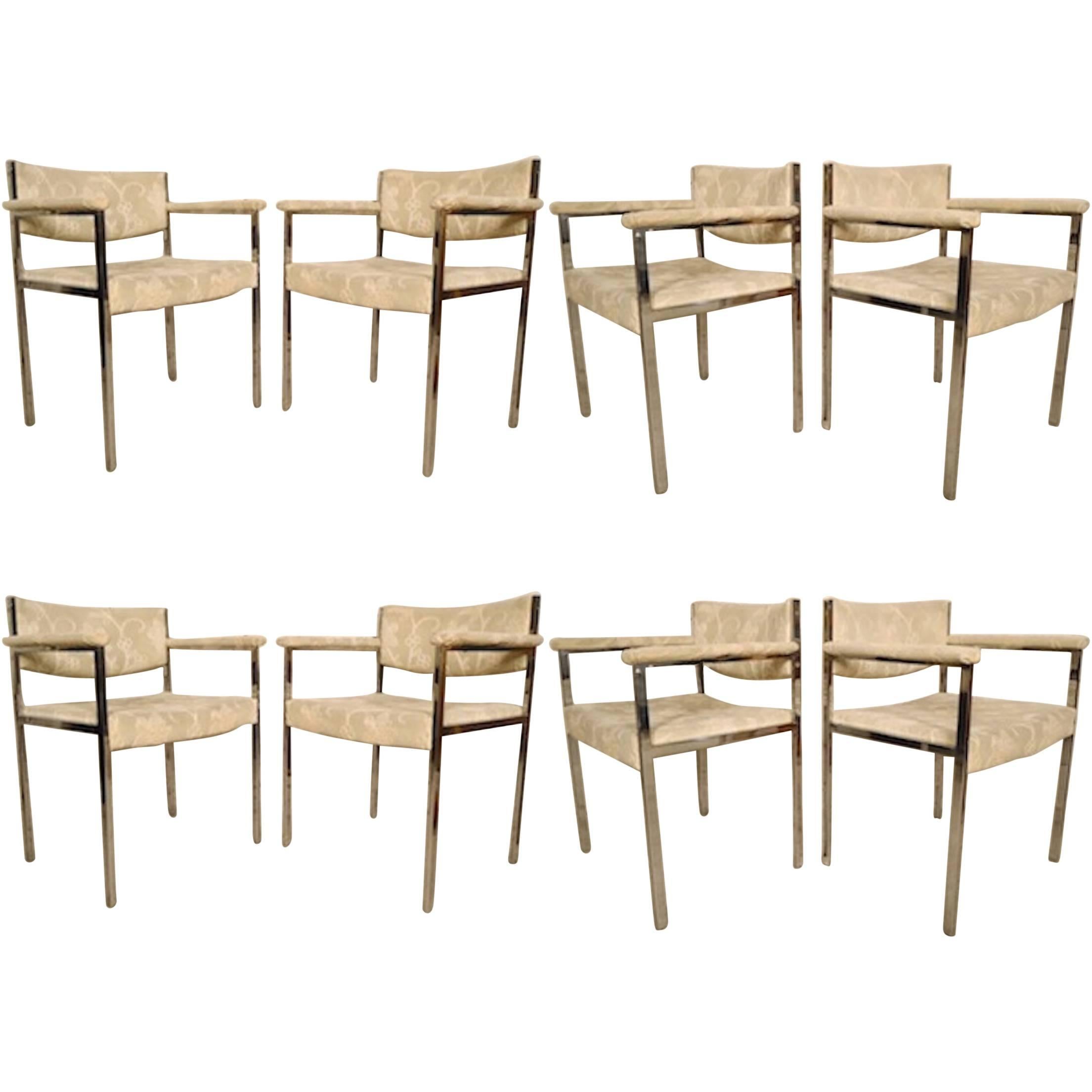 Rare Set of Eight Harvey Probber Dining Chairs