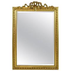 French Carved and Gilt Louis XVI Style Mirror 9