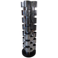 Curtis Jere Interlaced Sculptural Table Lamp