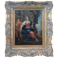 Oil on Canvas of Diana, Goddess of the Hunt