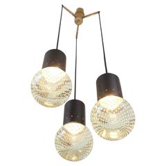 Pendant light by Gino Sarfatti and Archimede Seguso