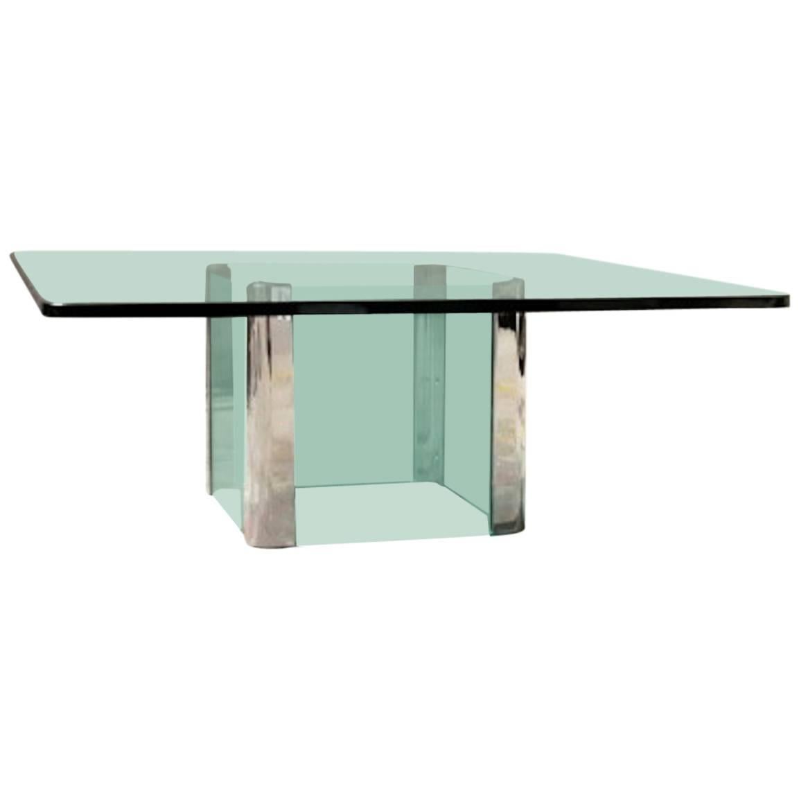 Waterfall Cocktail Table by Leon Rosen for Pace For Sale