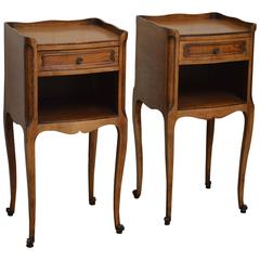 Pair of Oak Bedside Cabinets