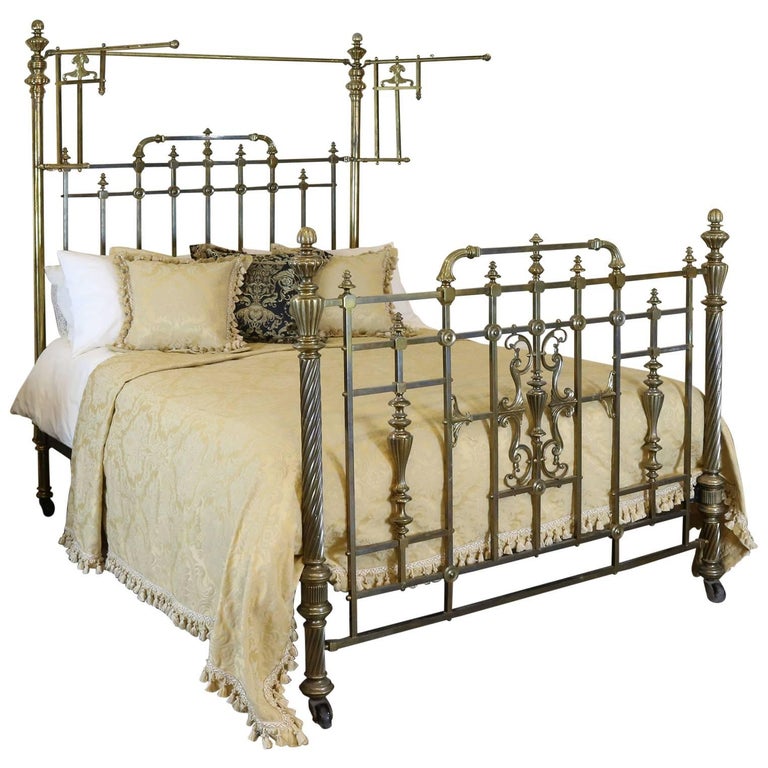 All Brass Half Tester Bed, MHT3 at 1stDibs antique half tester bed