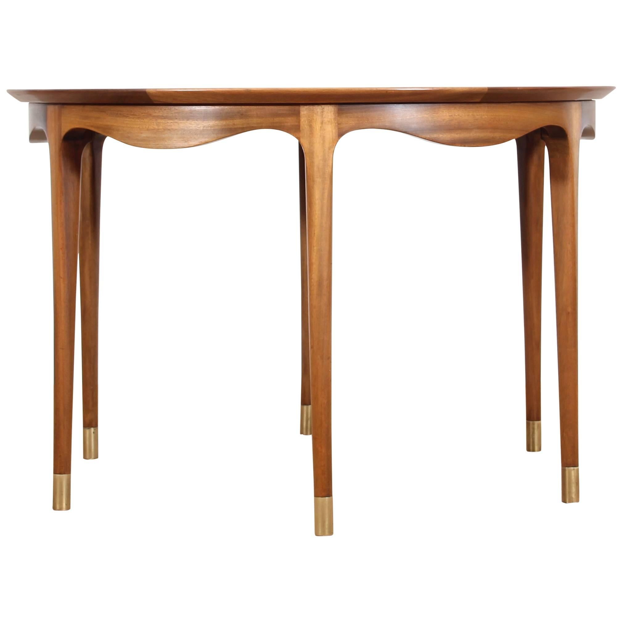 Großer Couchtisch aus Nussbaumholz von Ole Wanscher, Mid-Century Modern im Angebot