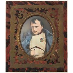 19th Century Napoleon Bonaparte Miniature Portrait