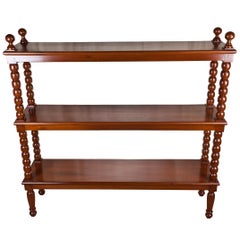 Antique Early 1900's Mahogany Étagère or Bookcase, Colonial British
