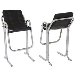Pair of Jerry Johnson "Arcadia" Tall Bar Stools, 1960s 2