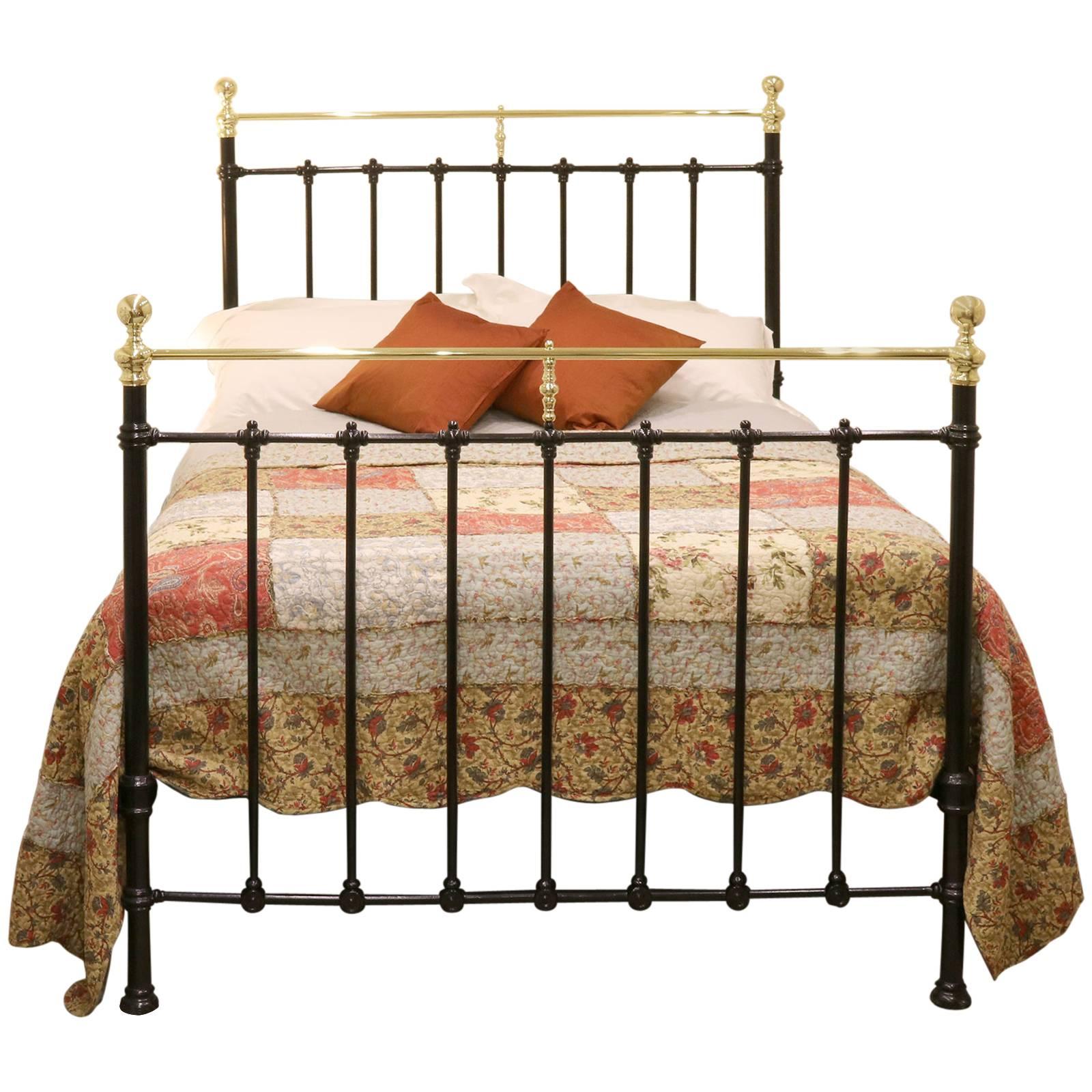 Double Brass and Iron Bed, MD42