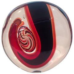 Large Signed Murano Sculpture by Michele Onesto