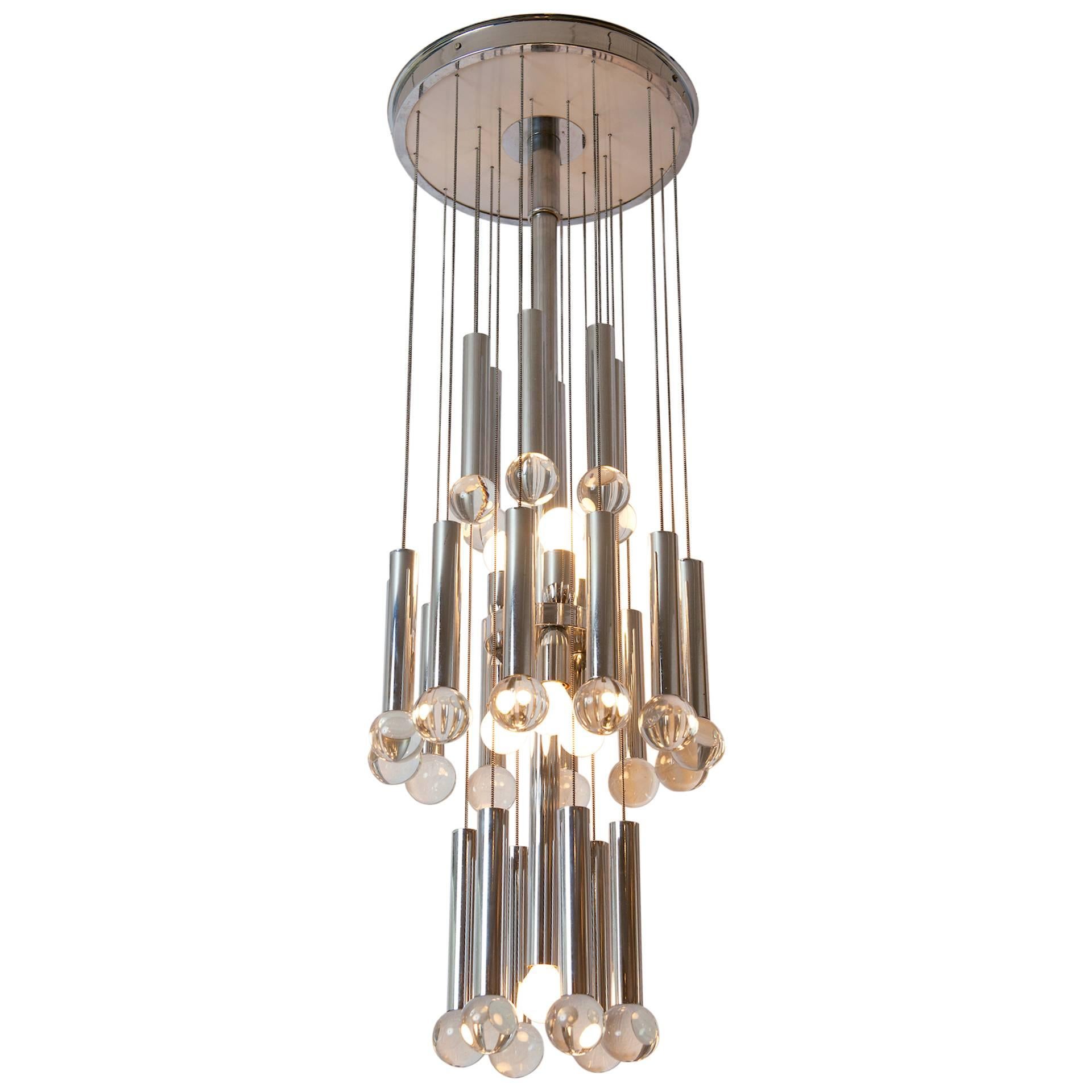 Gaetano Sciolari chandelier c1970