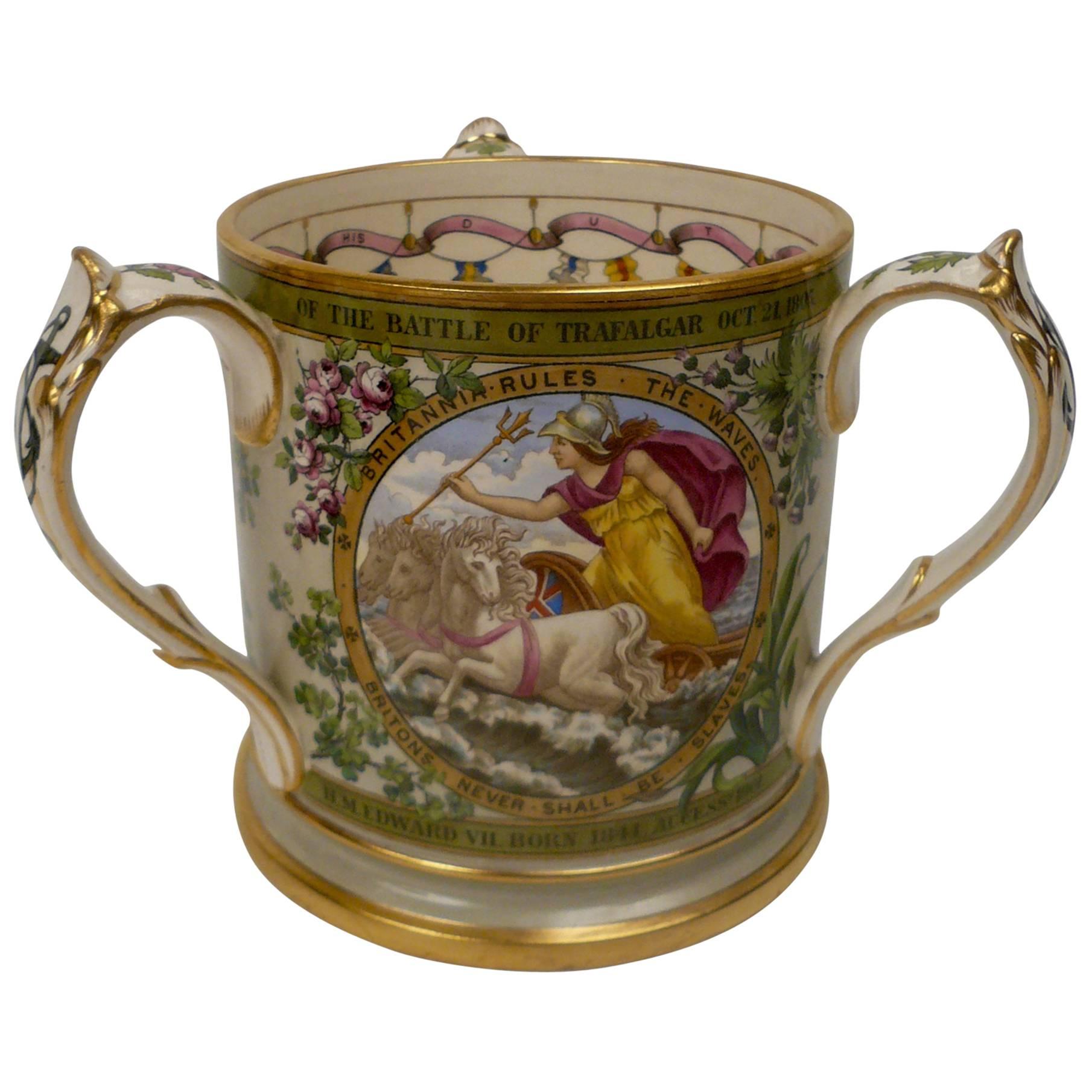 Tyg commémoratif en porcelaine de Copeland de Lord Nelson en vente