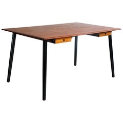 Convertible Danish Desk, Dining Table or Partners Desk