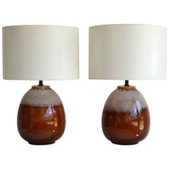 Pair of Mid-Century Ceramic Table Lamps