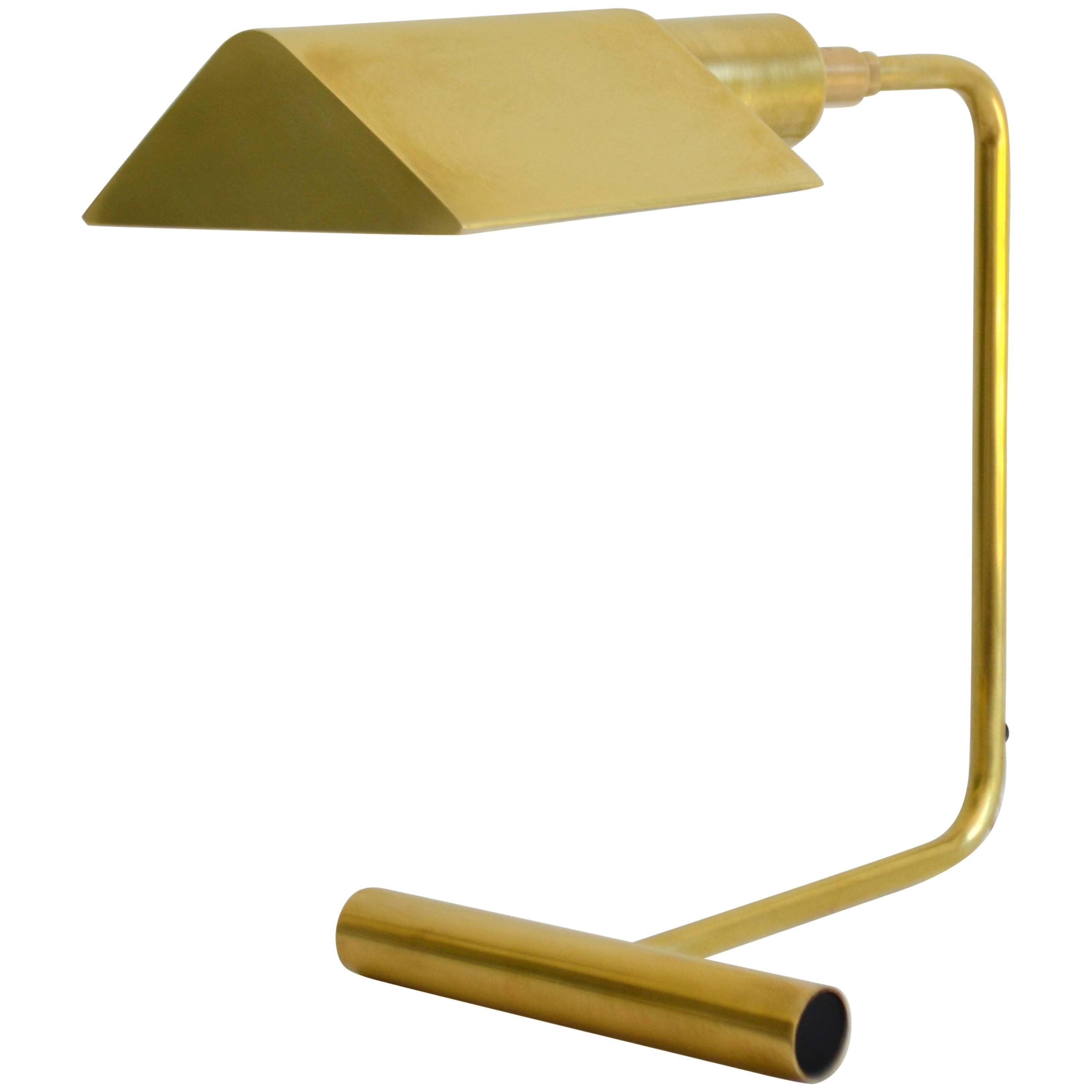 Midcentury Brass Articulated Desk Lamp
