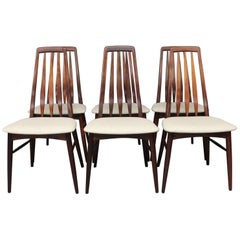 Set of Six "Eva" Dining Room Chairs by Niels Koefoed, 1960s