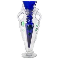 "Amelia" Glass Vase by Borek Sipek for Driade, 1990