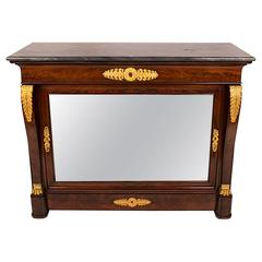 French Restauration Period Cabinet in Mahogany with Ormolu Mounts, circa 1830 1