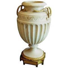 Louis XVI Period Neoclassical White Marble and Ormolu Vase, circa 1780