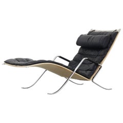 Original Grasshopper Chaise Lounge by Fabricius Kastholm for Kill International