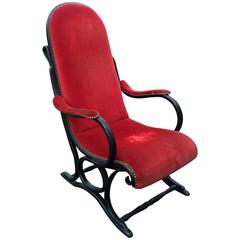 Black Bentwood Chair Attributed to Thonet