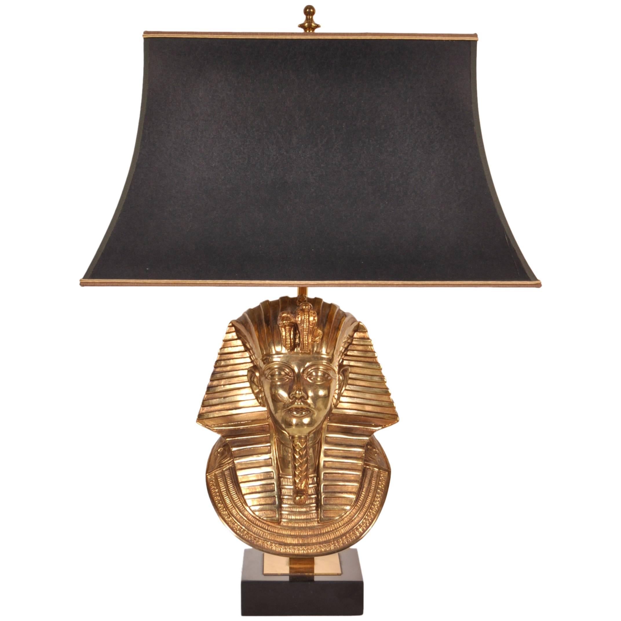 Pharaoh Lamp by Maison Jansen for Deknudt, Belgium, circa 1970