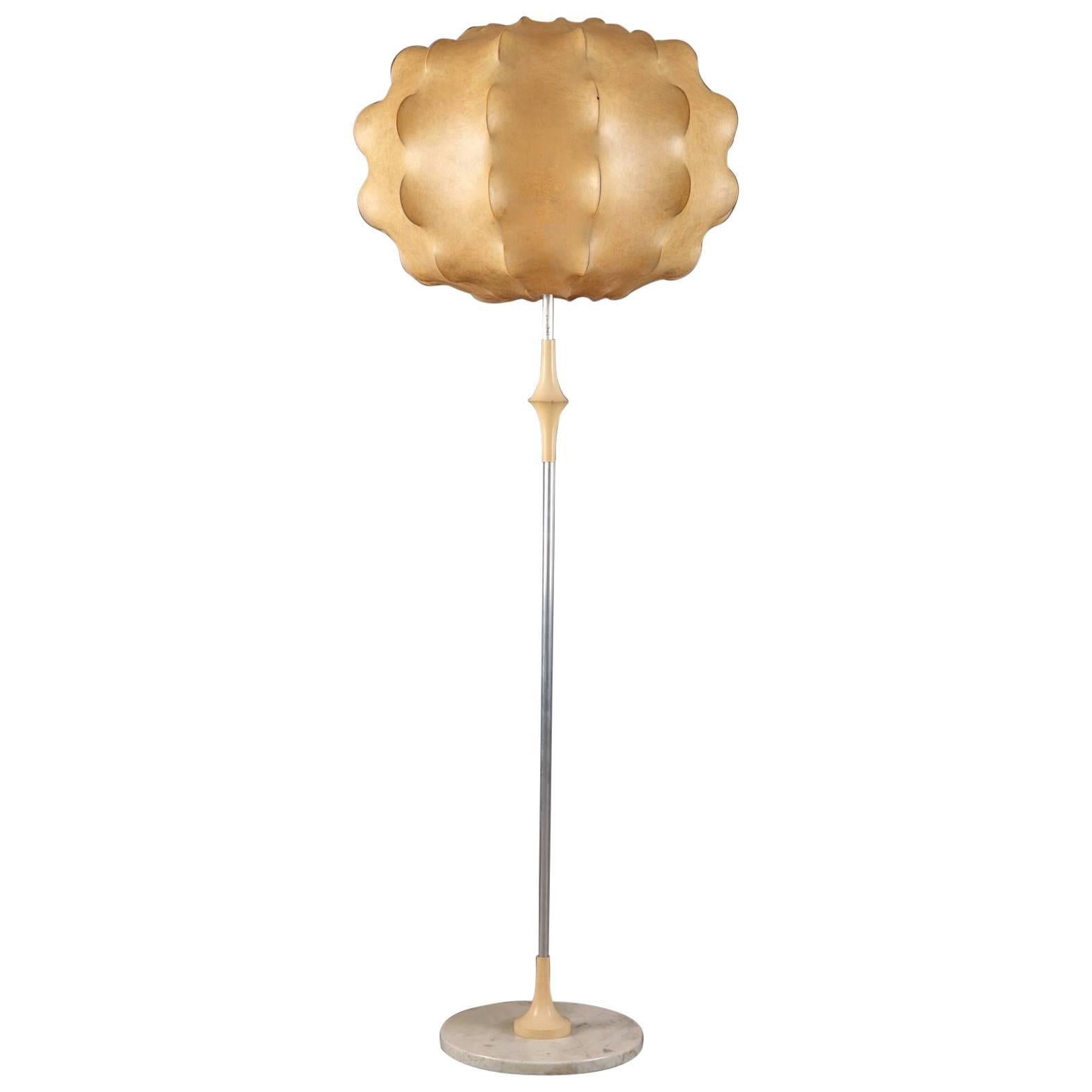 Cocoon Floor Lamp Nuvola by Tobia Scarpa, Italy