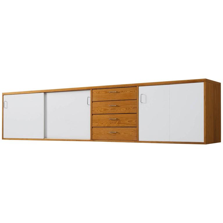 WallMounted Credenza in Pine at 1stDibs