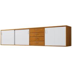 Wall-Mounted Credenza in Pine