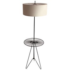 Wire Floor/Table Lamp in the Style of Tony Paul, Mid-Century, 1950s, USA