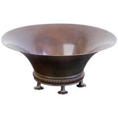 Rare Bronze Footed Bowl by Knud Andersen