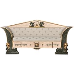 Period Early 19th Century Swedish Gustavian or Russian Neoclassical Sofa 6