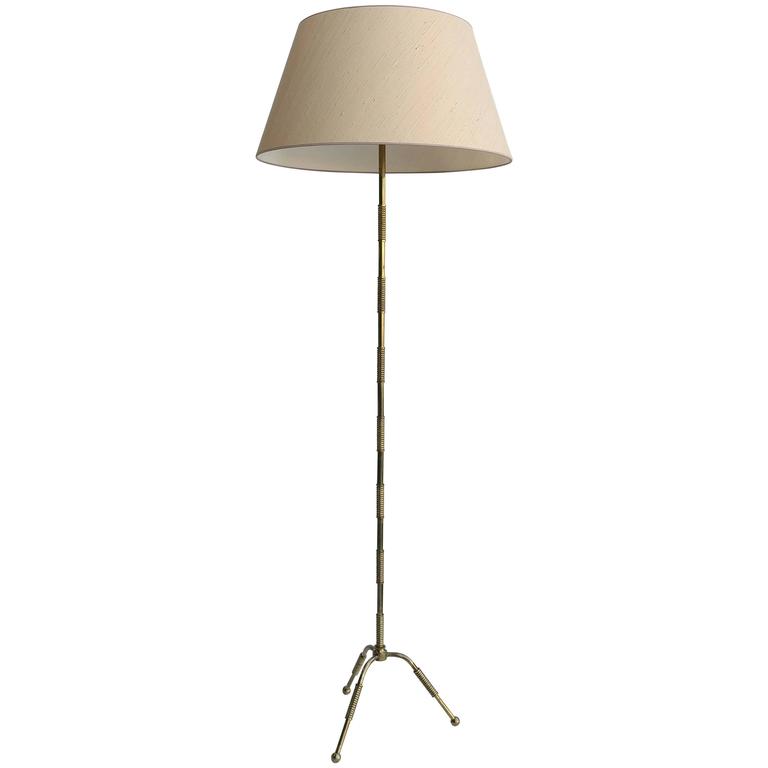 French Floor Lamp In Brass By Maison Bagues For At 1stdibs French Floor Lamp In Brass By Maison Bagues For