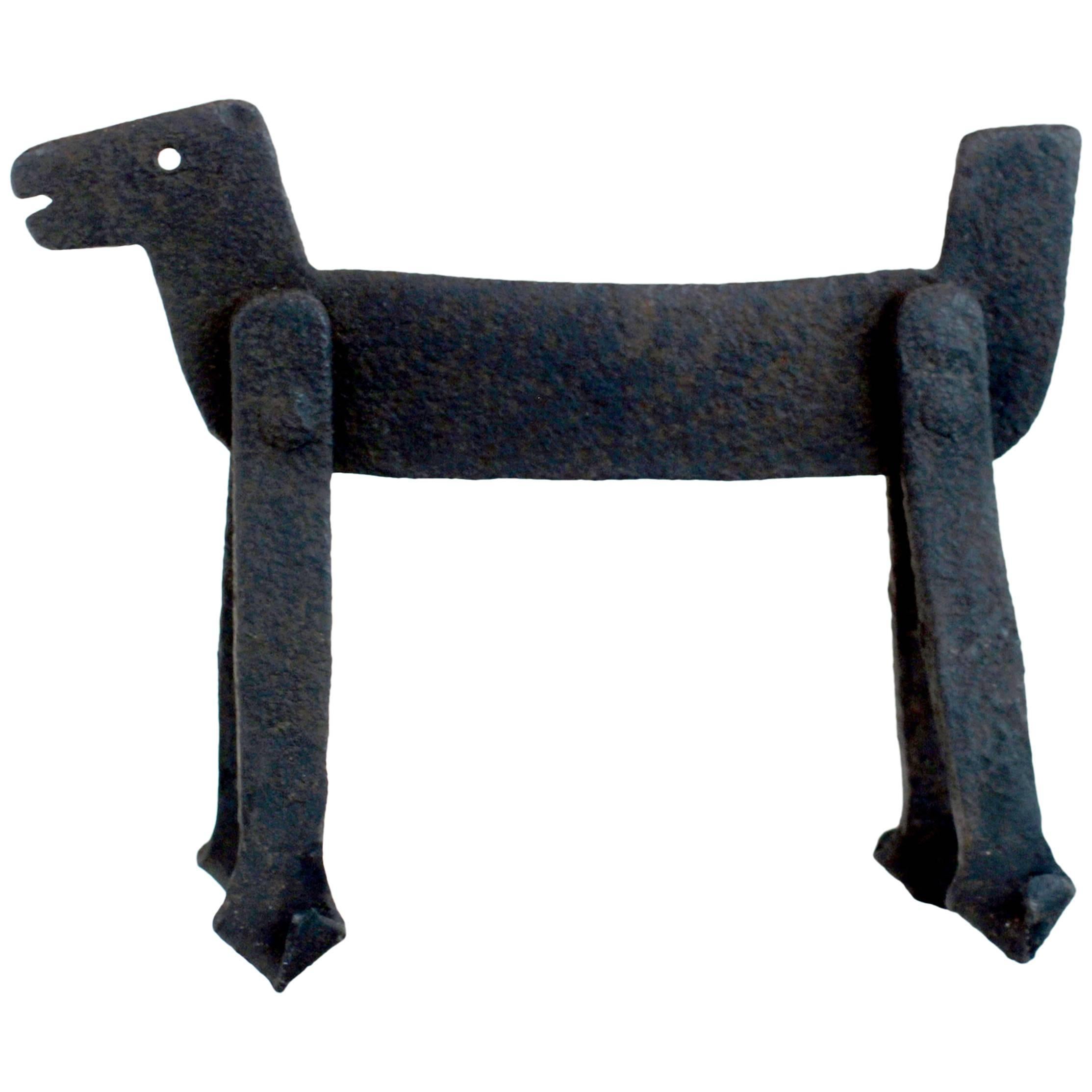 Wrought Iron Dog Boot Scraper